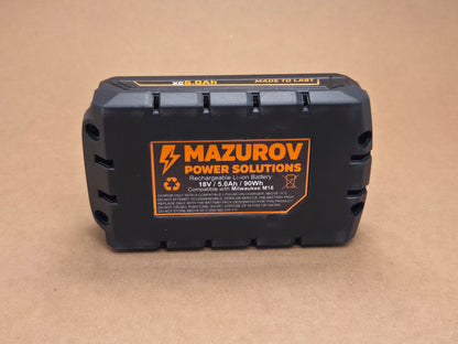 Milwaukee M18 Compatible Battery — Compact Series