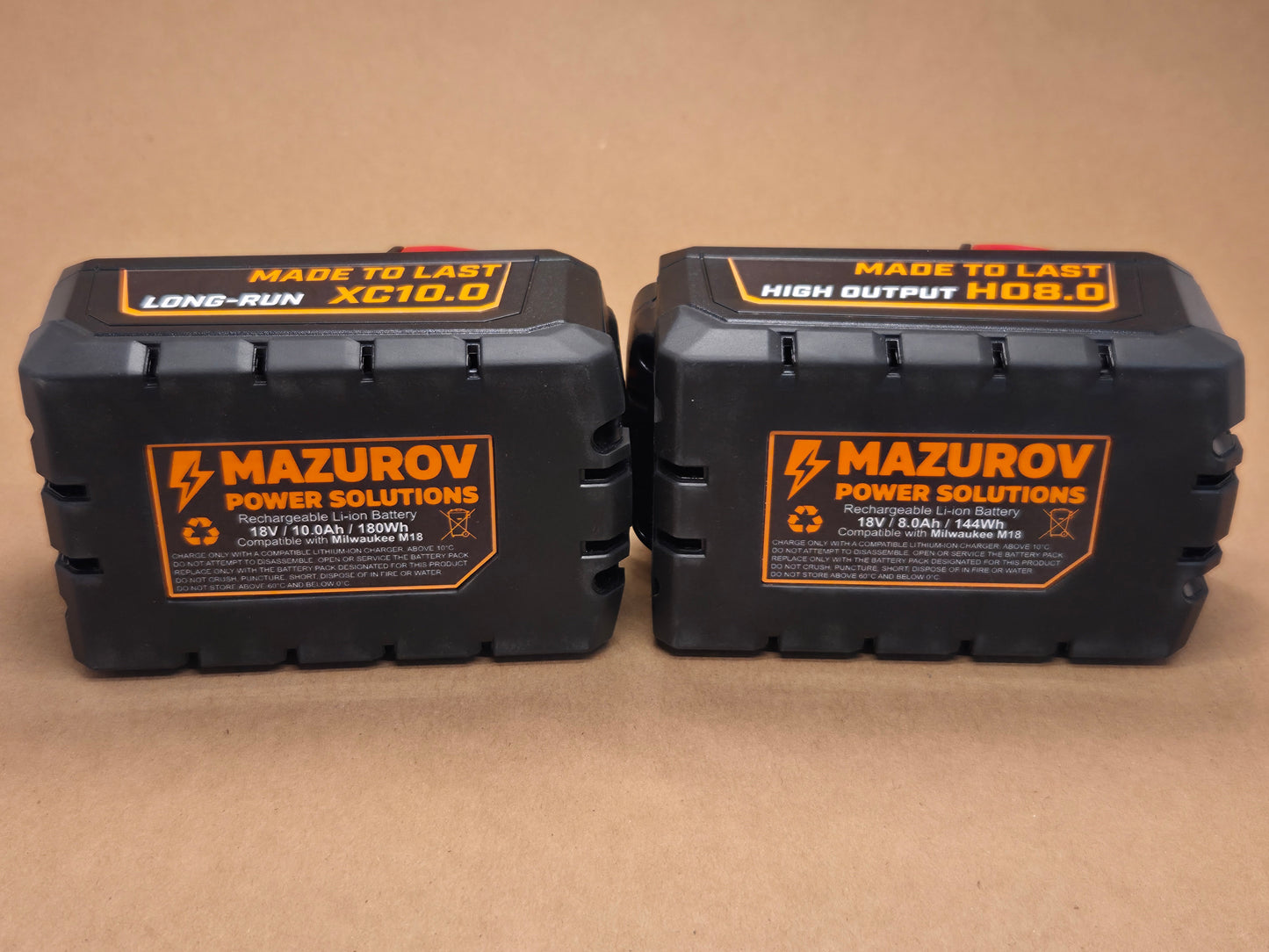 Milwaukee M18 Compatible Battery — High Capacity Series