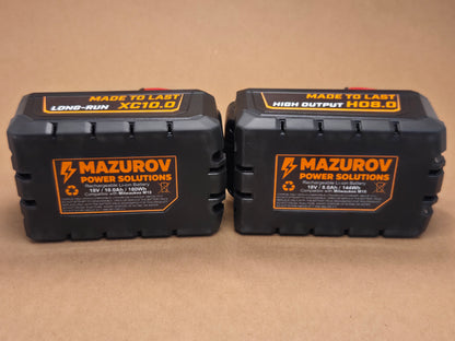 Milwaukee M18 Compatible Battery — High Capacity Series