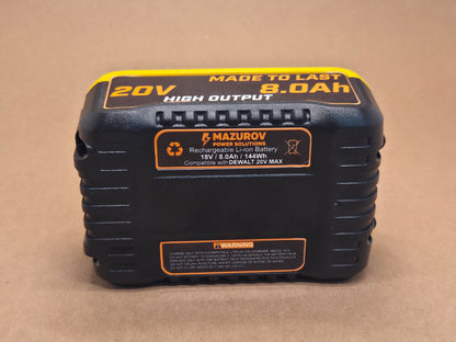 DeWalt 20V MAX Compatible Battery — High Capacity Series