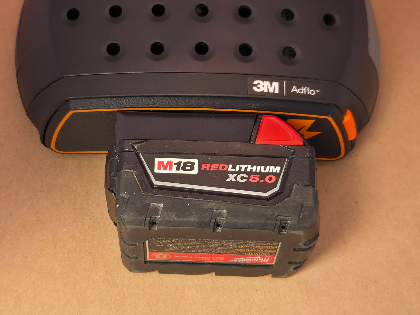 Milwaukee M18 Battery Adapter for 3M Speedglas Adflo PAPR